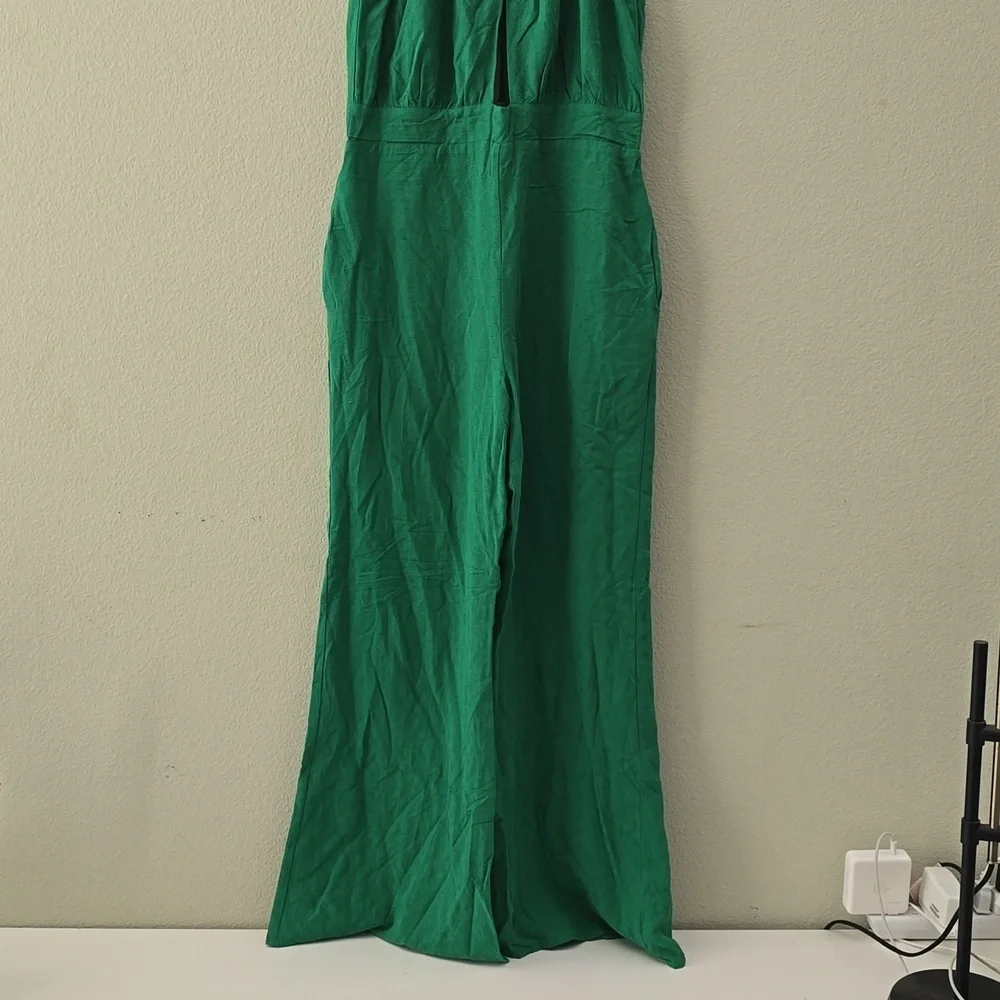 Anthropologie If By Sea Cutout Halter Jumpsuit - Picture 4 of 8